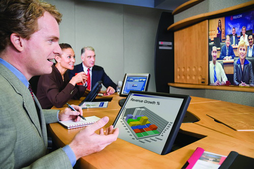 無紙化觸控多媒體會議顯示系統